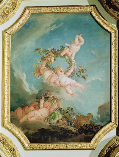 Herbst, aus einer Serie der Vier Jahreszeiten in der Salle du Conseil von François Boucher